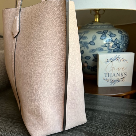 Tory Burch Perry Pink Tri Compartment Large Tote! Used Once! Retail $448 - Picture 8 of 16